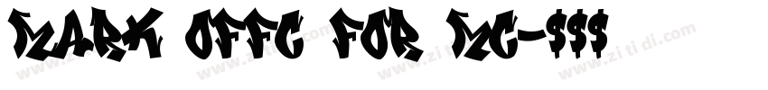 Mark Offc For MC字体转换